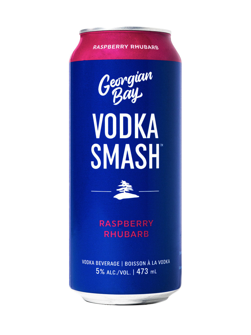 Georgian Bay Raspberry Rhubarb Vodka Smash 473 mL can