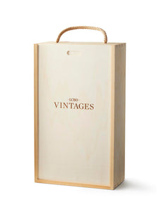 Vintages Wooden 2 Bottle Box