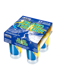 Twisted Shotz Island Thunder 4 x 30 ml bottle