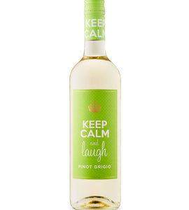 Keep Calm & Laugh Pinot Grigio 750 ml bottle