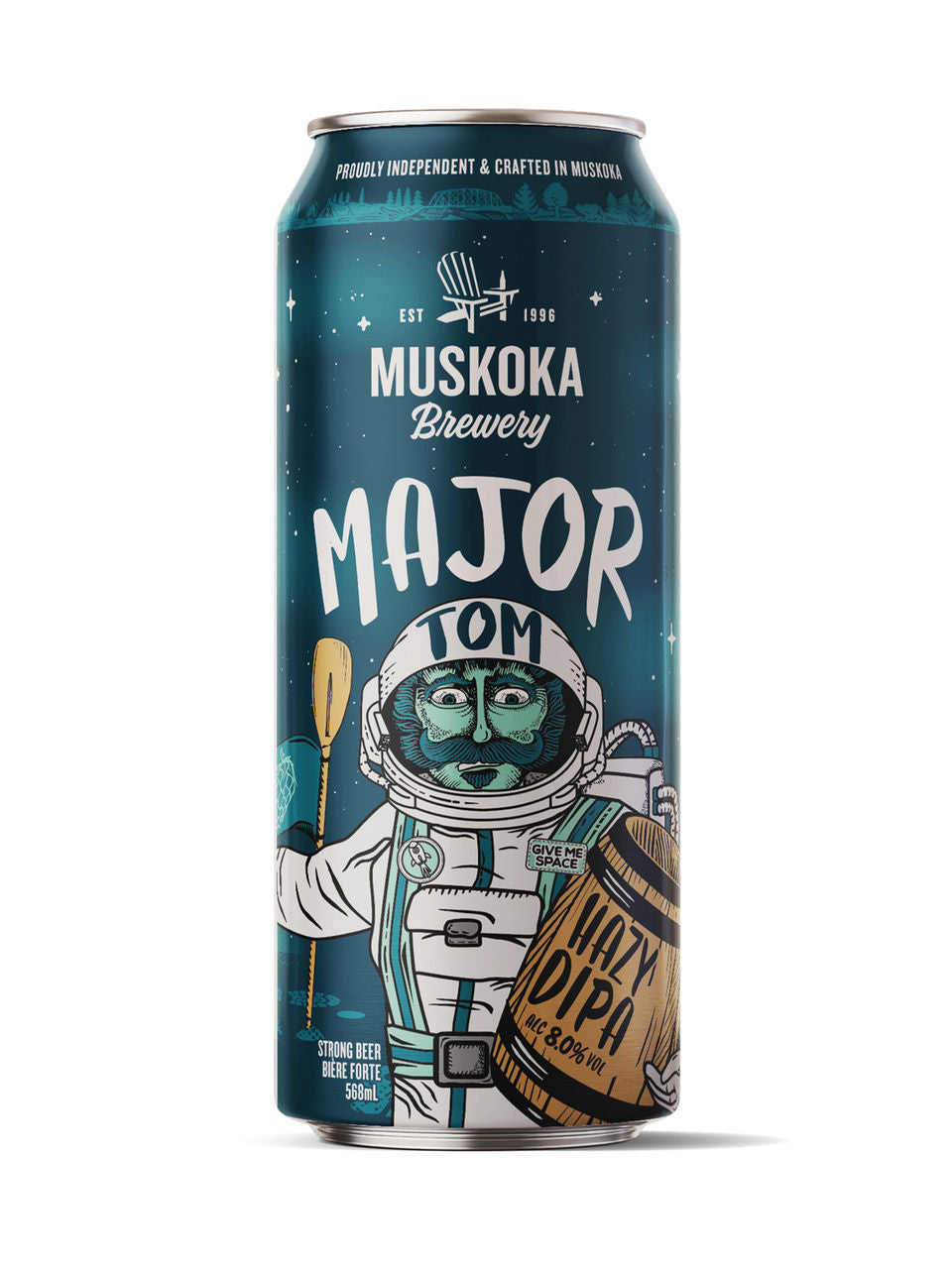 Muskoka Brewery Major Tom Hazy DIPA 568 ml can
