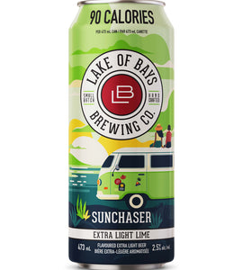 Lake Of Bays Sunchaser Extra Light Lime 473 ml can