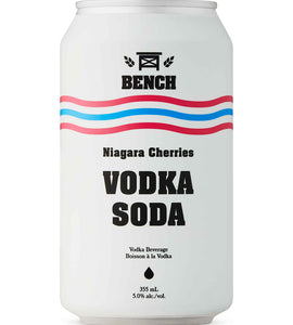 Bench Niagara Cherries Vodka Soda 355 ml can