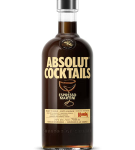 Absolut Cocktail Espresso Martini 750 ml bottle