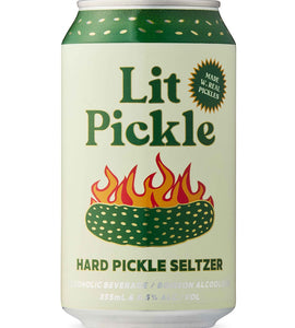 Burdock Brewery Lit Pickle Hard Seltzer 355 ml can
