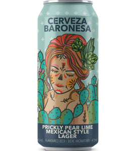 Cerveza Baronesa Prickly Pear Lime Mexican Lager 473 ml can