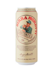 Birra Moretti 500 mL can
