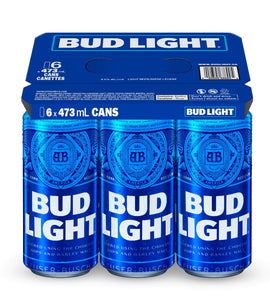 Bud Light 6 x 473 ml can