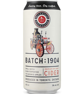 Brickworks Ciderhouse Batch : 1904 473 ml can