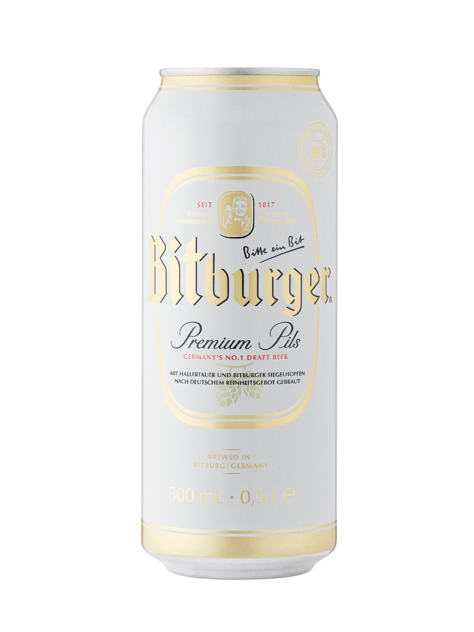 Bitburger Premium Pilsner 500 mL can