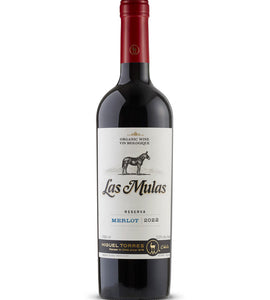 Las Mulas Merlot Reserva Organic 750 ml bottle