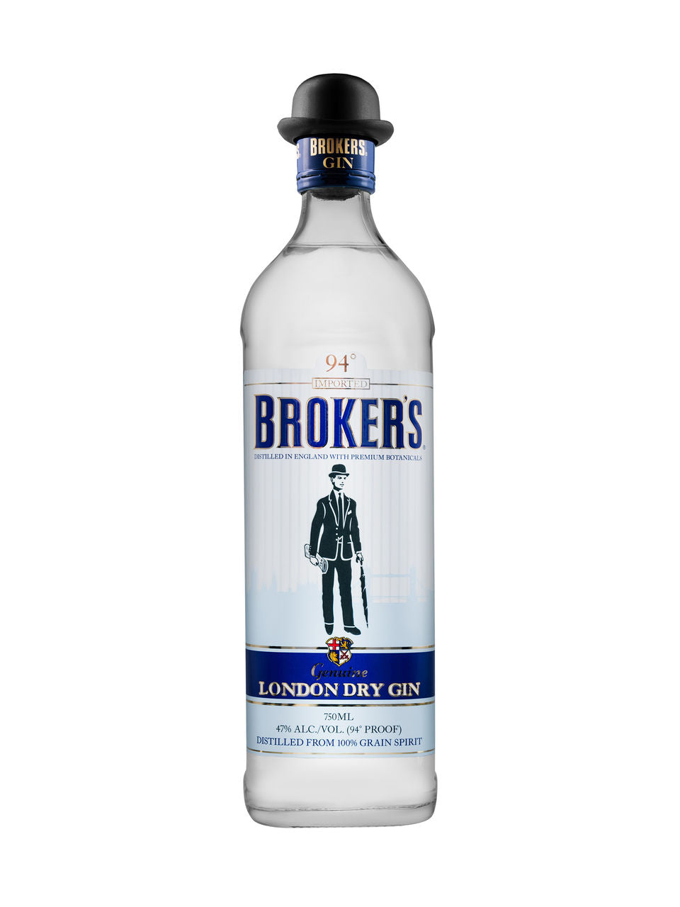 Broker's Premium London Dry Gin 750 mL bottle