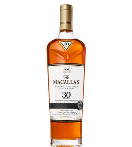 The Macallan Sherry Oak 30-Year-Old Highland Single Malt Scotch Whisky 750 ml bottle