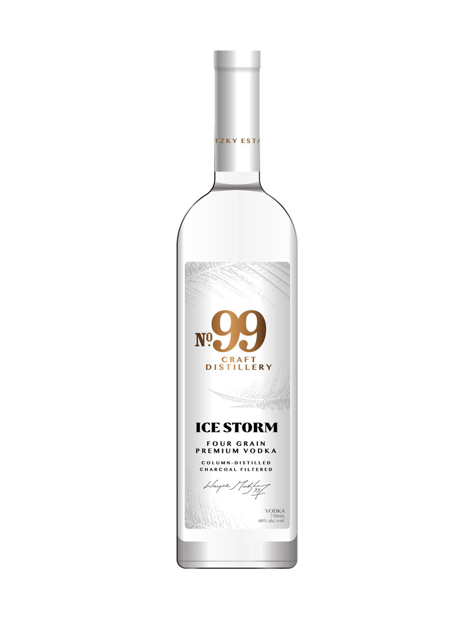 Wayne Gretzky Estates No.99 Ice Storm Vodka 750 ml bottle