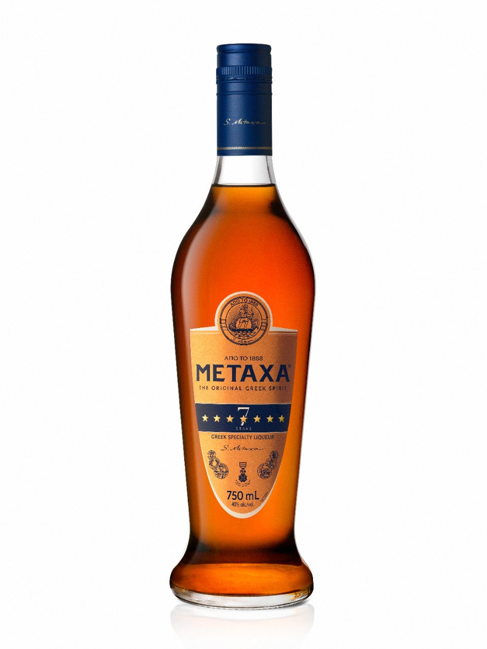 Metaxa Seven Star Brandy 750 mL bottle