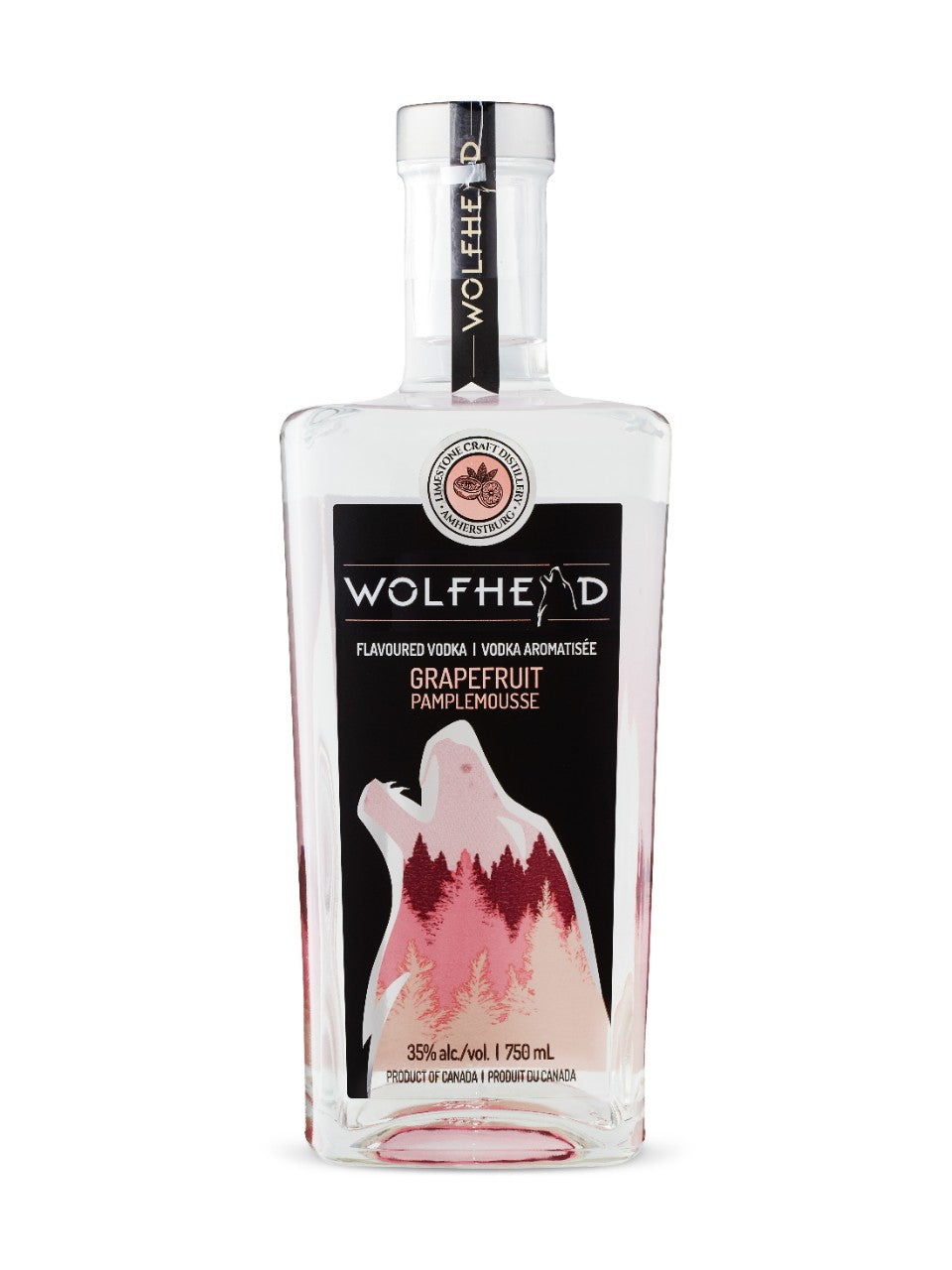 Wolfhead Distillery Grapefruit Vodka 750 ml bottle