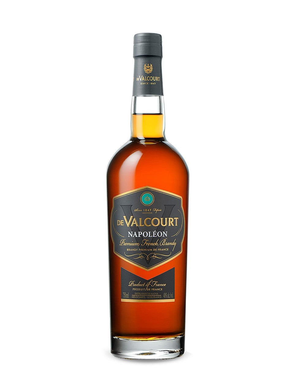 De Valcourt Napoleon Brandy VSOP 750 mL bottle