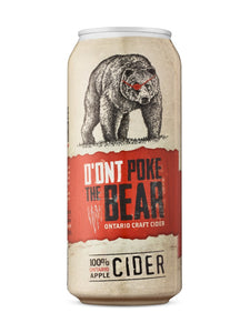 D'ont Poke The Bear Cider 473 mL can