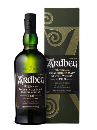 Ardbeg 10 Year Old Islay Scotch Whisky  750 mL bottle - Speedy Booze