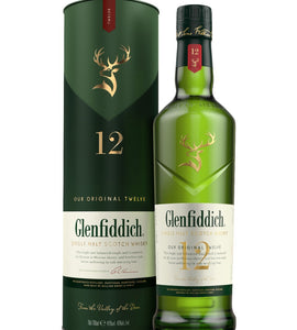 Glenfiddich 12 Year Old Single Malt Scotch Whisky 750 ml bottle