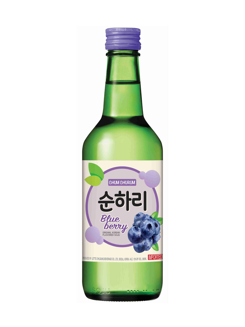 Chum Churum Blueberry  360 mL bottle