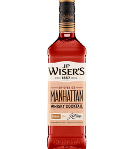 J.P. Wiser's Manhattan Canadian Whisky Cocktail 750 ml bottle