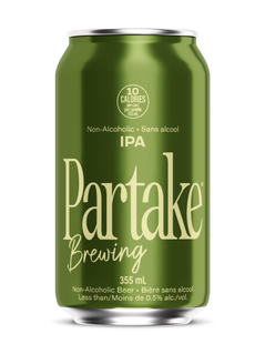 Partake Brewing Non-Alcoholic IPA 355 mL can