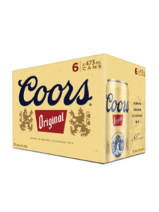 Coors Original 6 x 473 mL can