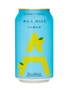 Ace Hill Lemon Vodka Soda 355 mL can - Speedy Booze