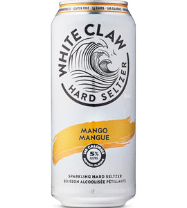 White Claw Hard Seltzer Mango 473 mL can