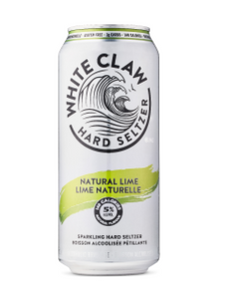 White Claw Hard Seltzer Natural Lime 473 mL can