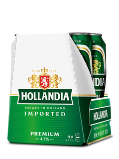 Hollandia Lager 4 x 500 ml can