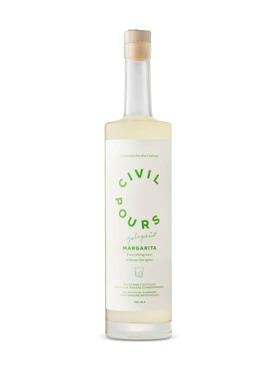 Civil Pours Jalapeno Margarita 750 ml bottle