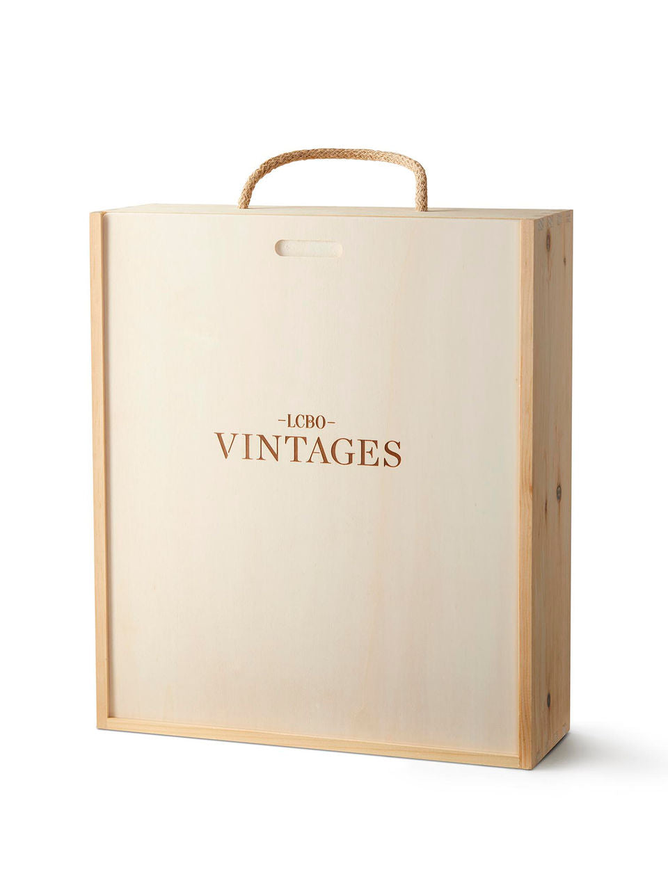 Vintages Wooden 3 Bottle Box