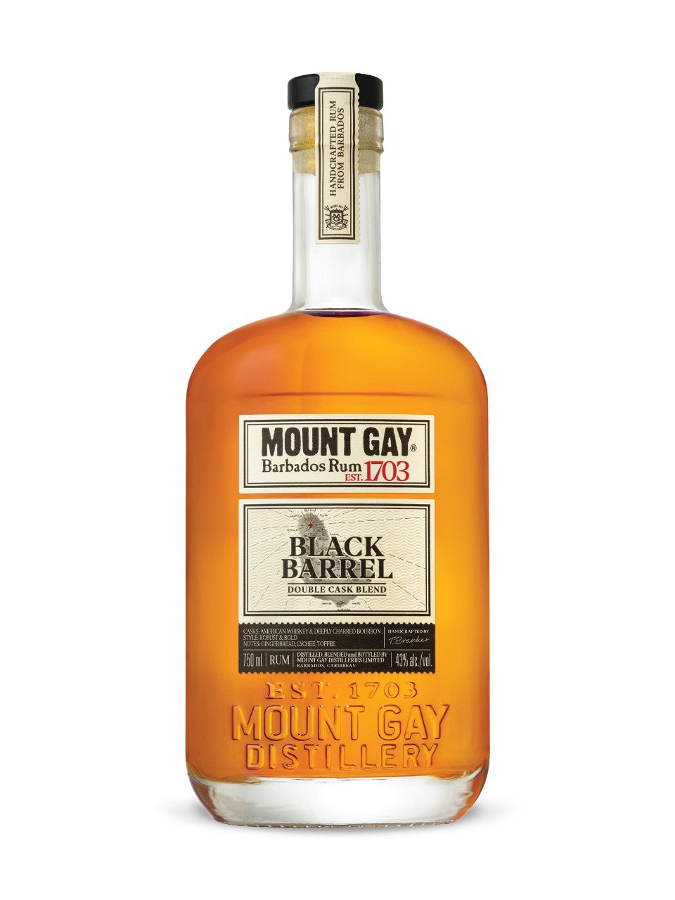 Mount Gay Black Barrel Double Cask Blend 750 ml bottle