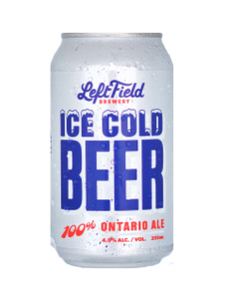 Left Field Brewery Ice Cold Beer  355 mL can