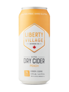 Liberty Village Peach Cider  473 mL can