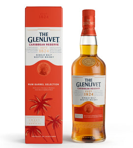 The Glenlivet Caribbean Reserve Single Malt Scotch 750 ml bottle