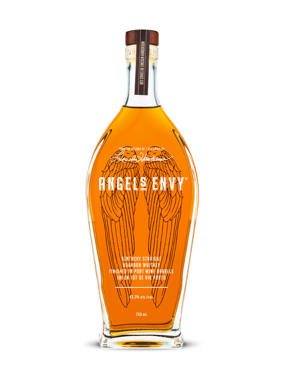 Angel's Envy Bourbon Finished in Port Barrels 750 ml bottle