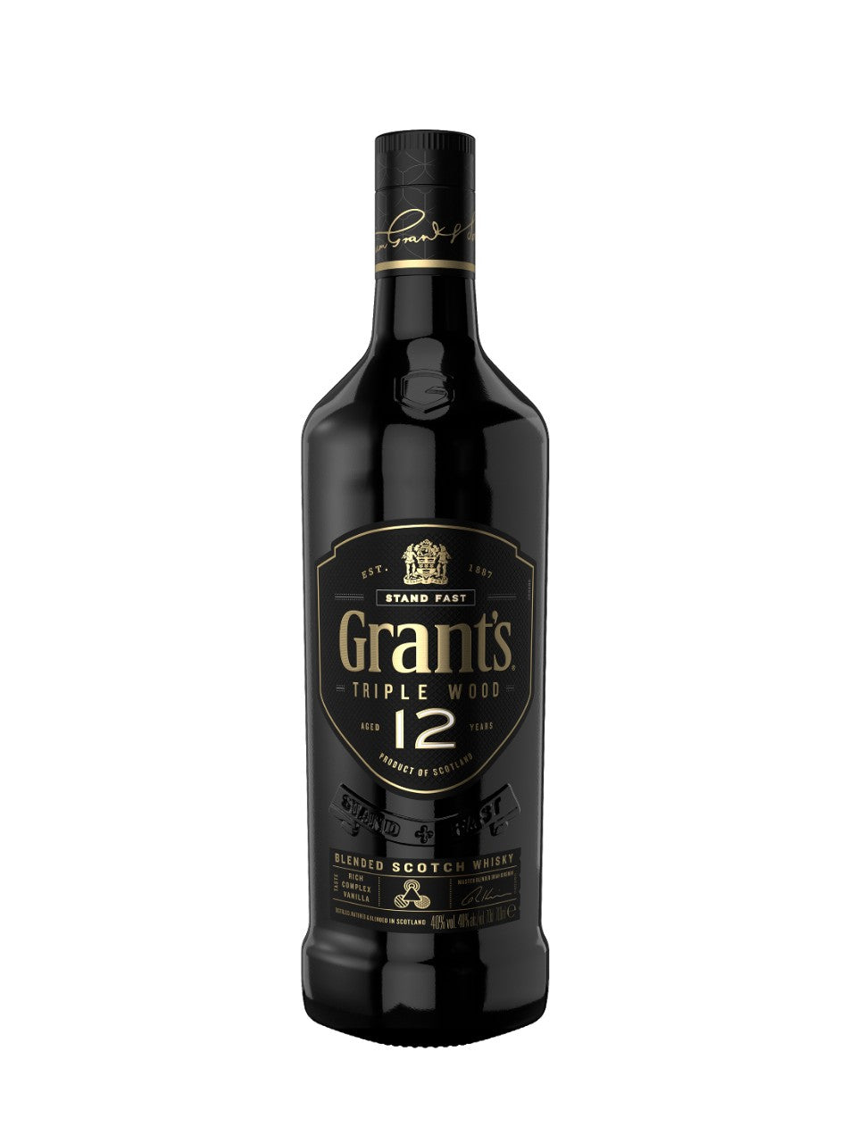 Grant's Triple Wood 12 Year Old 750 ml bottle