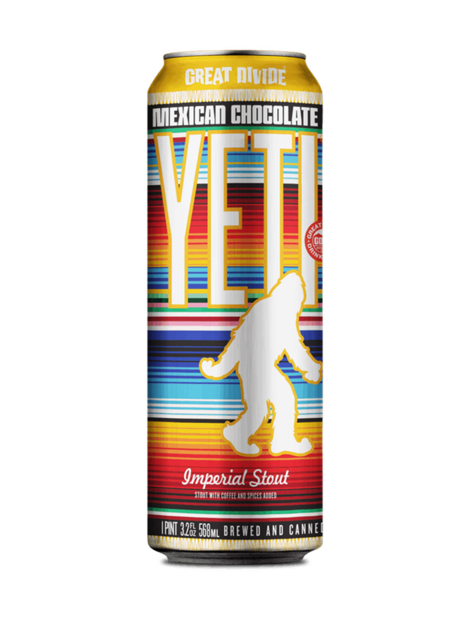 Great Divide Mexican Chocolate Yeti Imperial Stout  568 mL can
