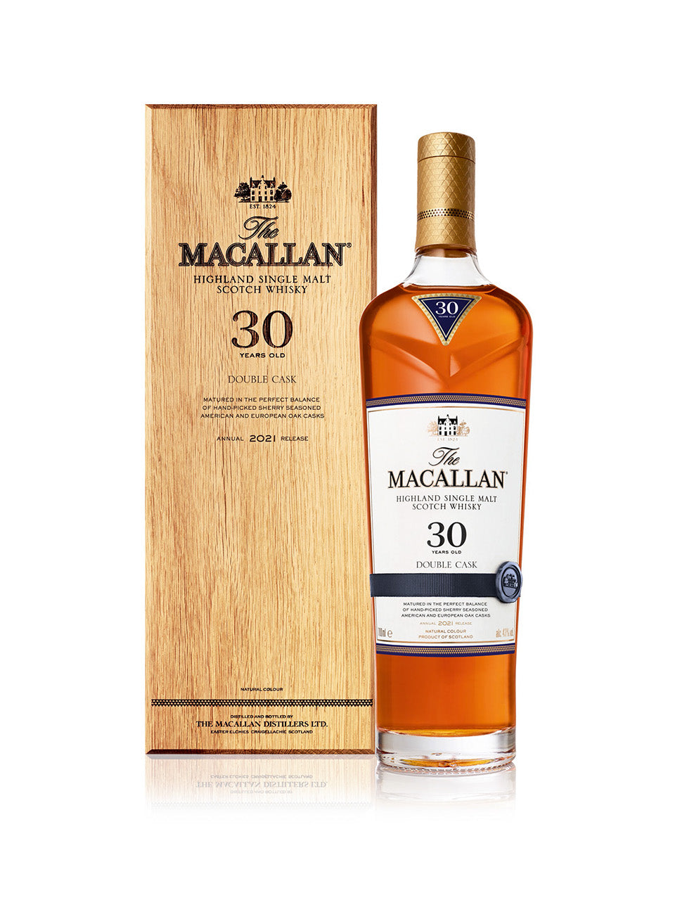 The Macallan Double Cask 30 Year Old 750 ml bottle