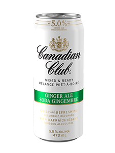 Canadian Club & Ginger Ale 473 ml can