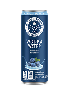 Cottage Springs Blueberry Vodka Water 355 ml can