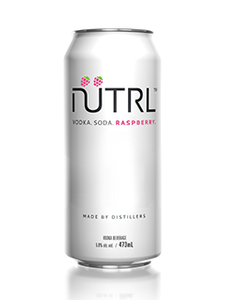 Nutrl Vodka Soda Raspberry 473 ml can