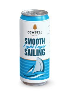 Cowbell Brewing Co. Smooth Sailing Light Lager 473 mL can