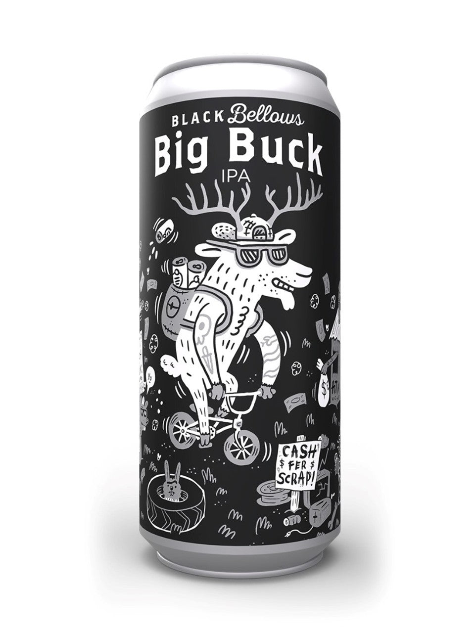 Black Bellows Big Buck IPA 473 ml can