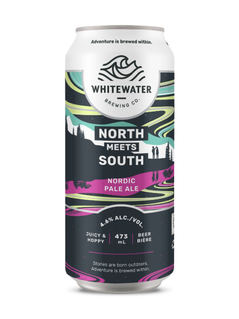 Whitewater Brewing North Meets South Nordic Pale Ale 473 ml can