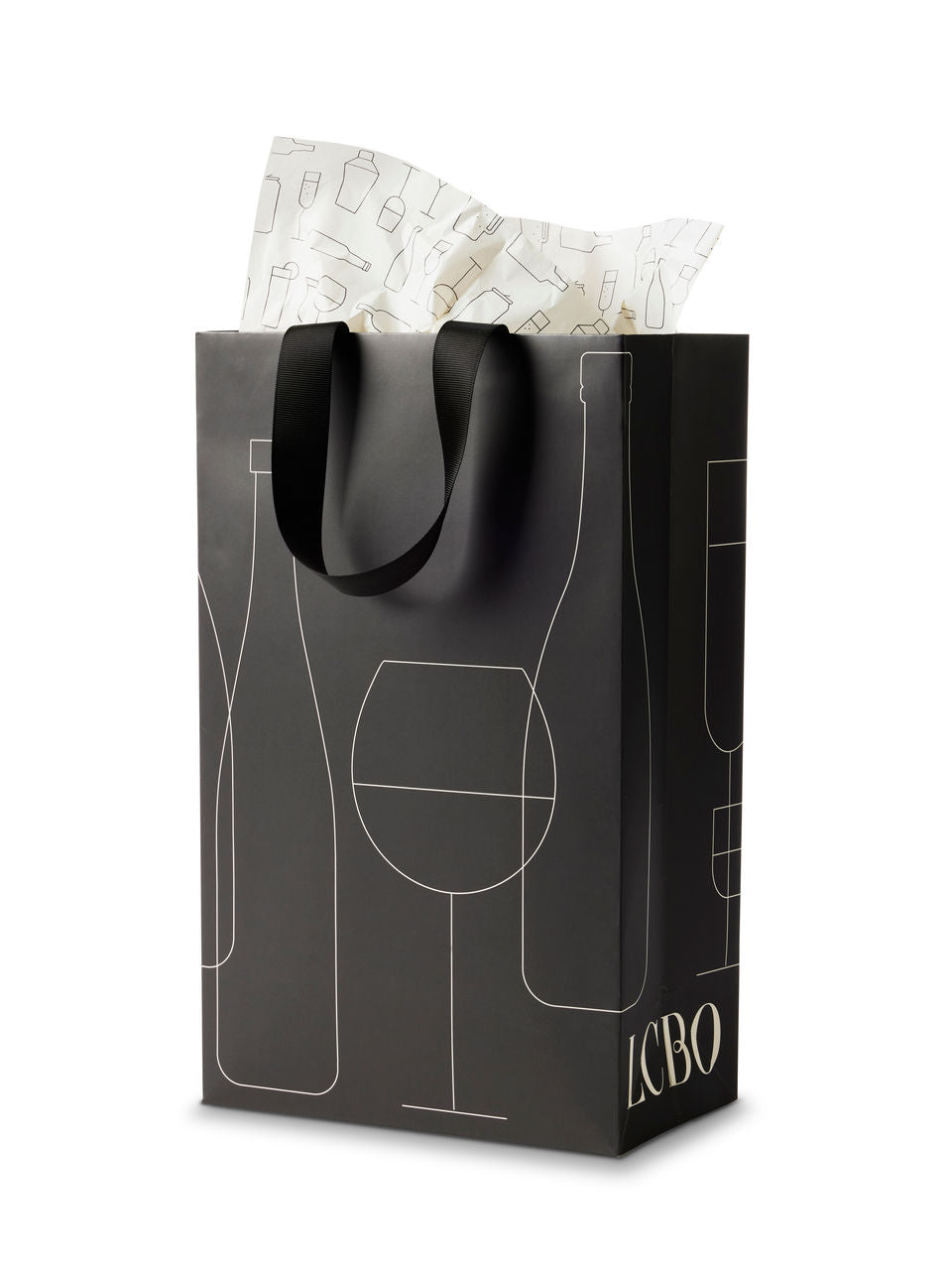 Large 2-Bottle Gift Bag