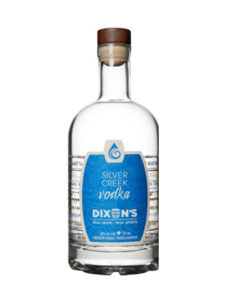 Dixon's Silvercreek Vodka 750 ml bottle